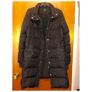 J.Crew Long Puffer Jacket